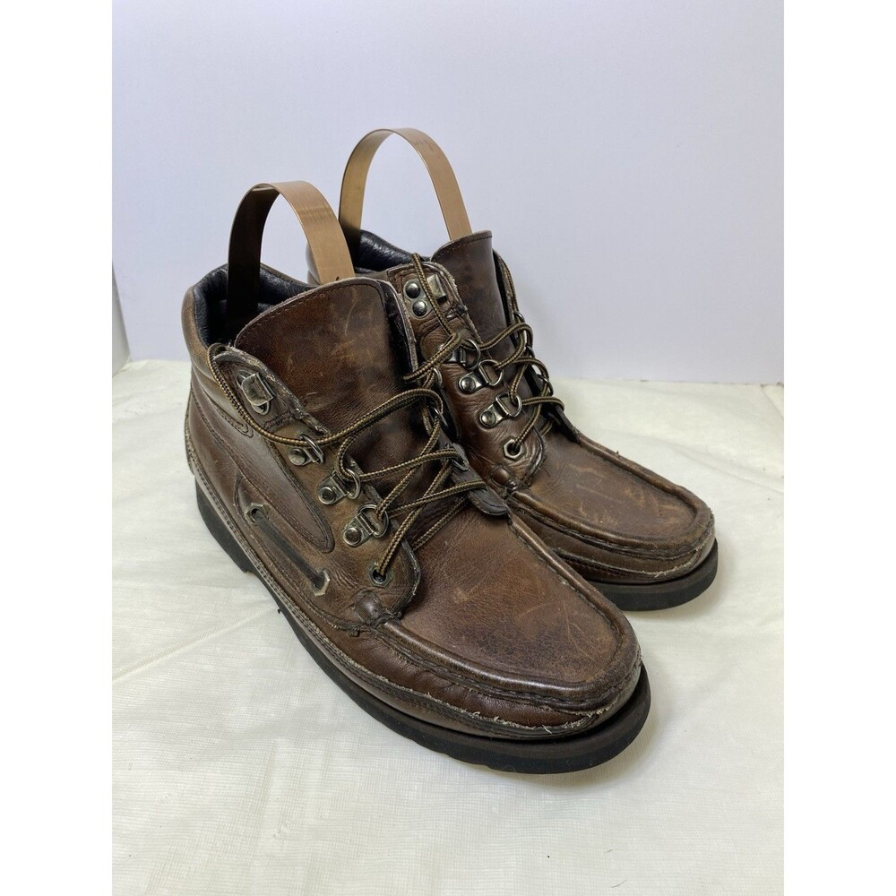 Vintage Eagle Mountain Leather Boots Mens Size 7M Brown